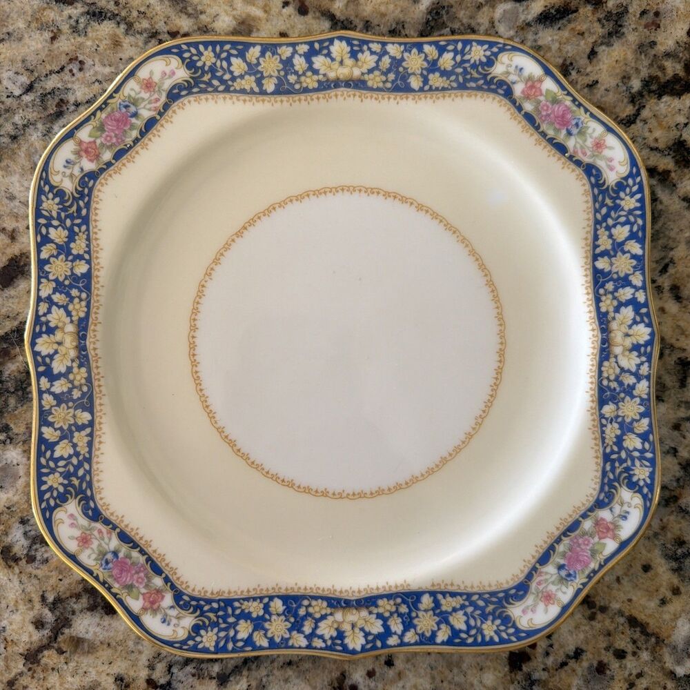 1 Noritake Margo Square Salad Luncheon Plate 8"